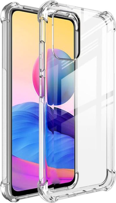 Shockproof Soft TPU hoesje Silicone Case Geschikt voor: Xiaomi Redmi Note 10 & Xiaomi Redmi Note 10s - Transparant