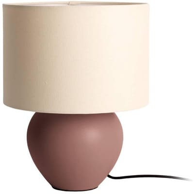 Leitmotiv Tafellamp Alma Cone - Bruin - Ø23cm - Scandinavisch