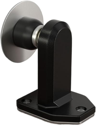 Magnetische Deurstopper - Deuropvanger Deurvanger - Deuren Open Houden - Dubbele Installatie Opties - 15x15x15 cm - Zwart