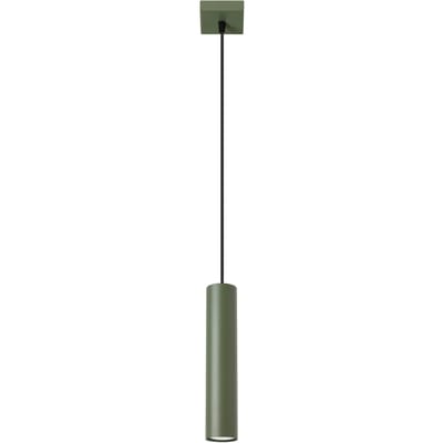 Sollux Lighting Hanglamp Lagos - GU10 - olijfgroen - staal - 118x8x8cm