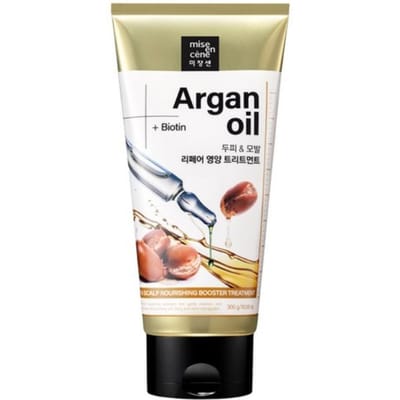 Booster Nourrissant Cheveux & Cuir Chevelu Traitement à l'Huile d'Argan 300ml BOUTIQUE ORIGINALE beige