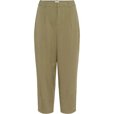 Broek MERLE CROPPED KAFFE DUSKY GREEN 170517