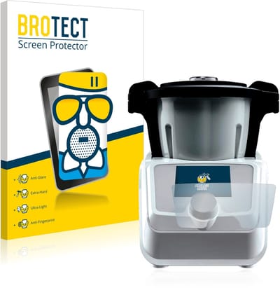 BROTECT - Screenprotector voor SilverCrest Mini Monsieur Cuisine Connect - Folie Beschermfolie Beschermglas matte