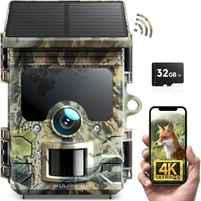 Wildcamera met Nachtzicht - Buitencamera - Waterdicht - Full HD - Tuin