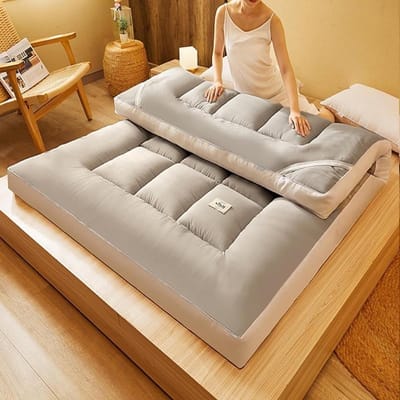 Japanse Futonmatras - Vloermatras Slaapmat - Comfortabel Slapen - Extra Dikke Vulling - Diverse Maten Beschikbaar - Veelkleurig