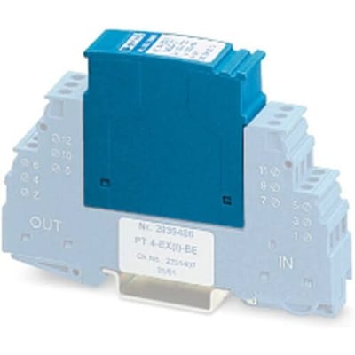 Phoenix Contact 2839253 PT 4-EX(I)-24DC-ST Insteekbare overspanningsafleider Set van 10 stuks Overspanningsbeveiliging voor: Verdeelkast 0.308 kA...