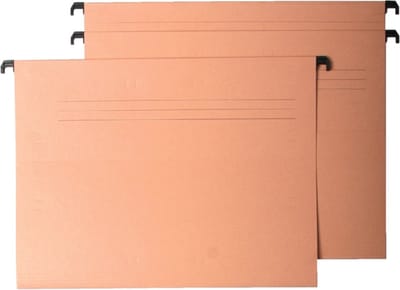 Hangmap Quantore - A4 formaat - V-bodem - Bruin / Charnois