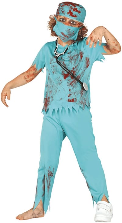 Fiestas Guirca - Zombie Chirurg kind (5-6 jaar)