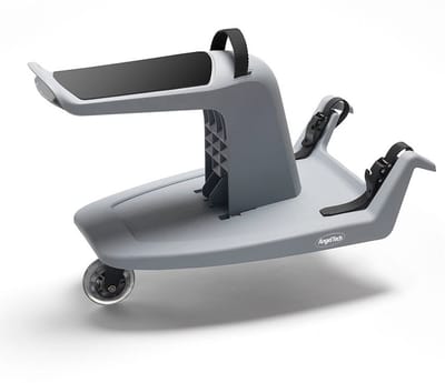 Kid-Sit Meerijdplankje Universeel - Met Zitje - Buggyboard - Tot 4 Jaar - Grijs - Grey