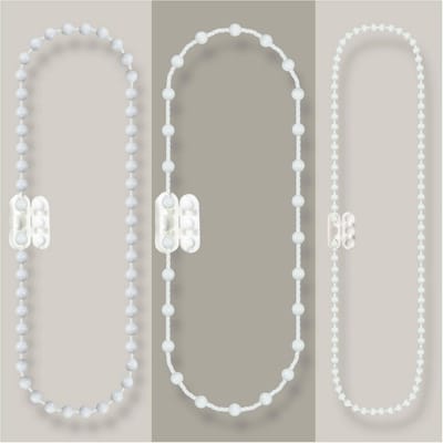 PVC Rolgordijn Ketting met Ketenconnector - 180 cm