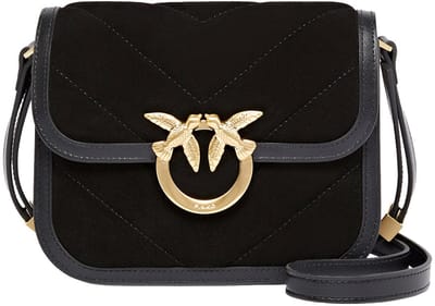 Pinko Love Box Baf Schoudertassen Dames - Zwart - Maat ONESIZE
