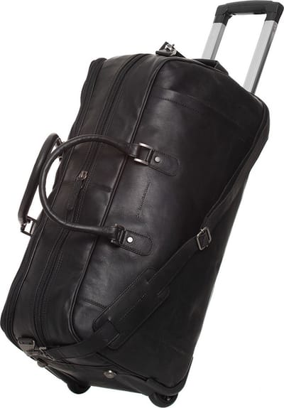 The Chesterfield Brand Jayven - Wheeled Travel Bag Leder 60 cm (black)