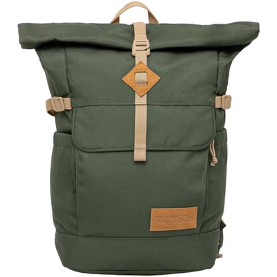 JanSport Hatchet Rolltop Backpack, Unisex, Groen, Rugzak, maat: One size