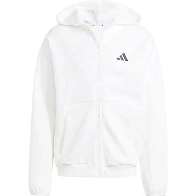 Adidas Future Icons Small Logo Sweatshirt Met Rits Wit S / Regular Man