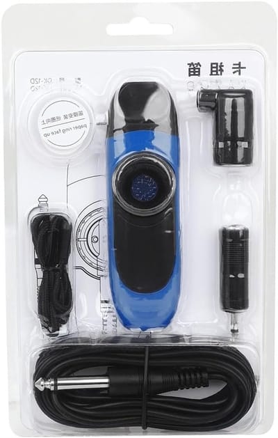 Eenvoudige en leerzame elektronische geluidskaart set voor fluitinstrumenten - Blauwe Zoka fluit, perfect voor beginners en muzikanten