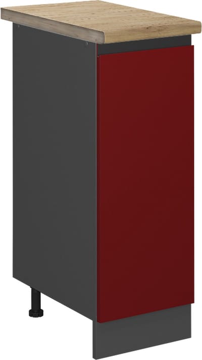 Vicco R-Line Apotheekkast – 30 cm, WB Eik Rood