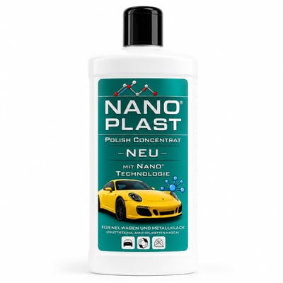Nano Plast Car polish | Autopolish | Polijstmiddel | Polijstpasta | 500ml | Krasvrije autolak met diepe glans | auto | boot | brommer