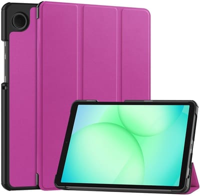 Coverup Tablethoes geschikt voor Samsung Galaxy Tab A11 (8,7") Hoesje - Tri-Fold Book Case met Wake/Sleep - Paars