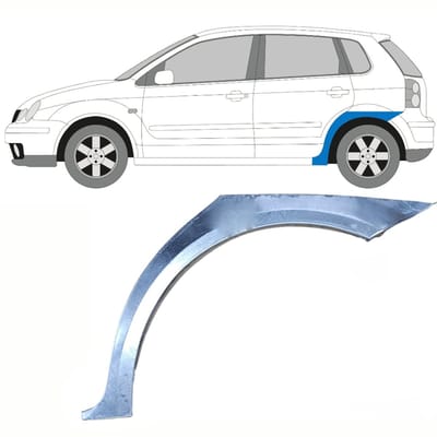 Reparatiepaneel achterspatbord voor Volkswagen Polo 2001-2009 / Links