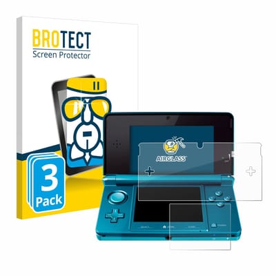 Screenprotector 3 Stuks voor Nintendo 3DS Beschermglas transparant