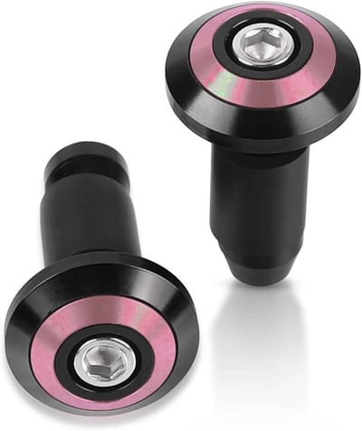 Handvat Gewicht - Stuur Plug - Rijcomfort Verbeteren - Voorkomt Water Binnendringen - 1 Paar - Roze