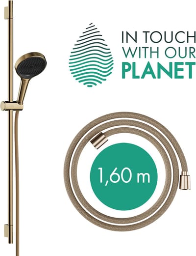 Hans Grohe Hg Shower Set Rainfinity 130 3J Ecosmart Unica S Puro 900Mm Push Slide