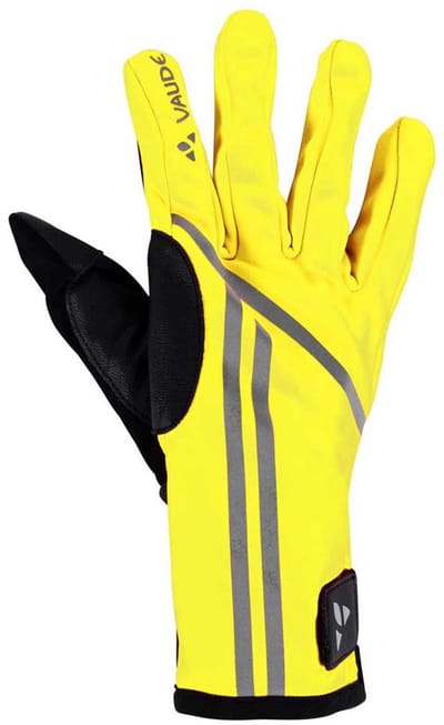 Vaude Bike Posta Warm Handschoenen Geel XL