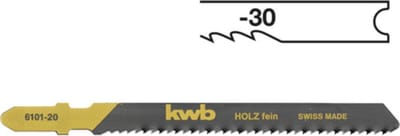 KWB Decoupeerzaagbladen - Hout Middel 6102-30