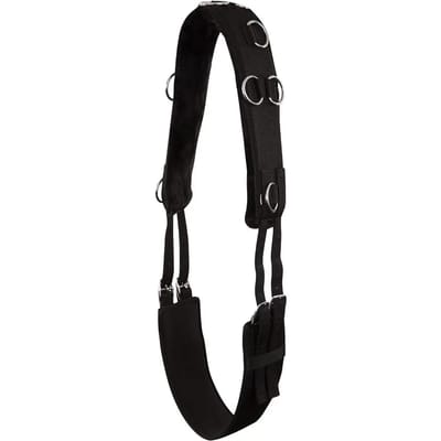 Premiere Longeersingel bont 10-D ringen Pony Zwart
