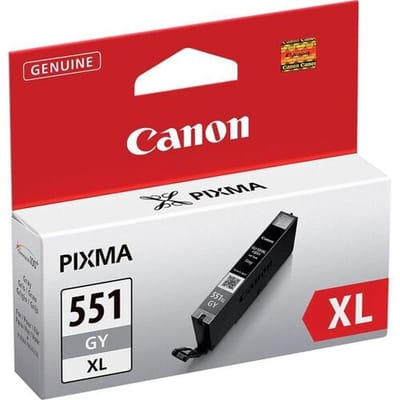 Canon CLI-551XL - Inktcartridge / Grijs / Hoge Capaciteit