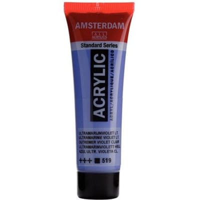 Verf - Acryl - 519 - Ultramarijn violet licht - Amsterdam - 20ml
