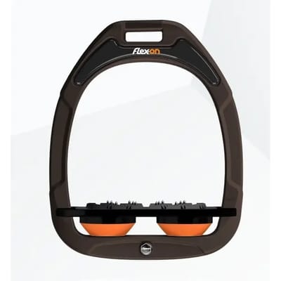 Platte Ultra Grip Hakken Bruin/Zwart/Oranje Flex-On Green Composite