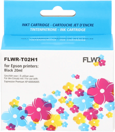 FLWR - Cartridges / Epson 202XL / zwart / Geschikt voor Epson