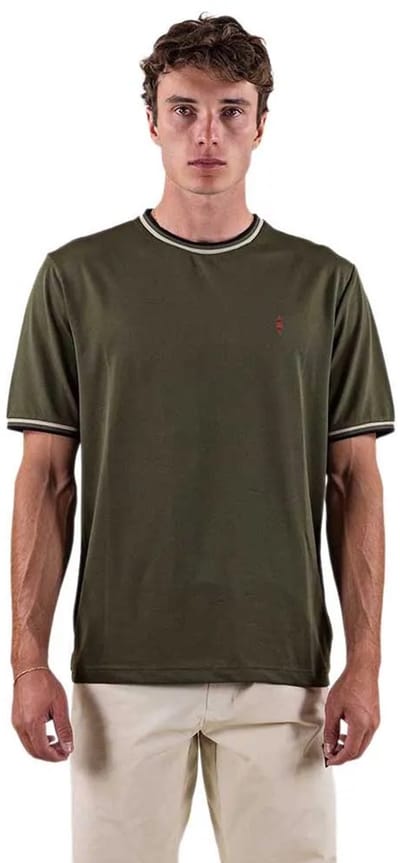 The Mountain Studio Tech T-shirt Met Korte Mouwen Groen XL Man