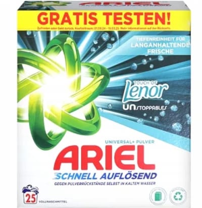 Ariël Poeder - 25sc1.5kg - universal+ - touch lenor unstoppables Waspoeder