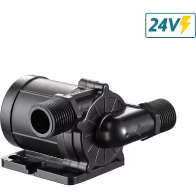 Pompe à eau Submersible DC 12V 180 degrés, Mini pompe à Immersion à faible bruit, moteur sans balais de levage de 12m 4824A 24V noir