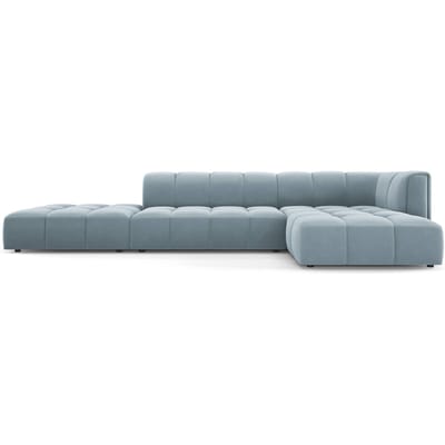 Hoekbank Francesca velvet rechts 5-zits | Milo Casa