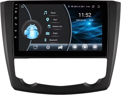 Autoradio met bluetooth - Carplay - Voor Renault Kadjar (2015-2019) - Geschikt voor Apple en Android - Stereo - Navigatie - Navigatiesysteem auto - 2GB 32GB