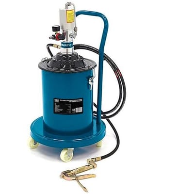 HBM 20 Liter Mobiele Pneumatische Vetpomp 300-400 Bar Persdruk