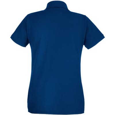 Fruit Of The Loom Vrouwen Dames-Fit 65/35 Poloshirt Korte Mouwen (Marine)