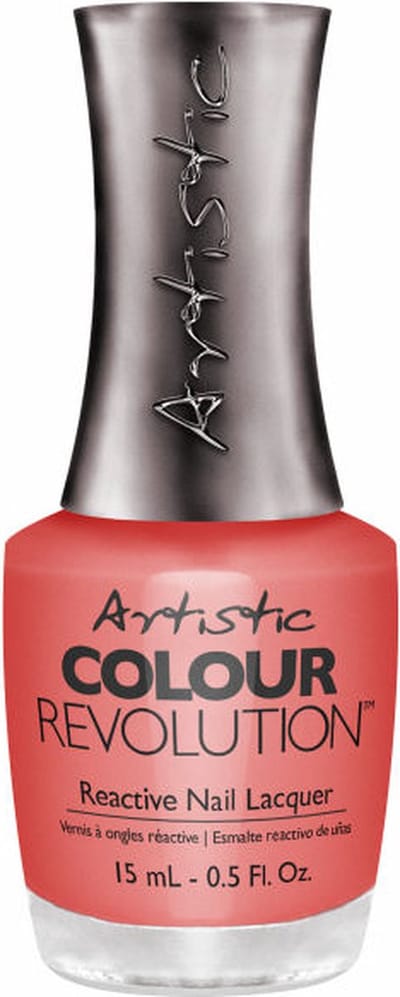 Artistic Nail Design Colour Revolution ' Dance 'Round My Fire ' ( Zalm-Roze Crème )