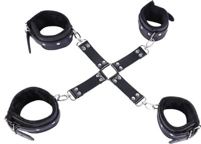 BDSM Bondage set met enkelboeien en handboeien