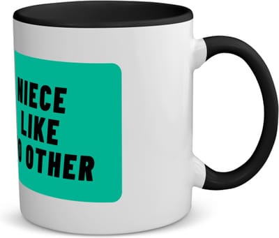 Akyol - niece like no other koffiemok - theemok - zwart - Nicht - geweldige nicht - niemand anders - verjaardag - cadeau - kado - bedankje - geschenk - 350 ML inhoud