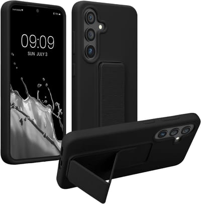 kwmobile back cover voor smartphone - geschikt voor Samsung Galaxy S25 - 1x beschermhoesje van kunststof - In zwart