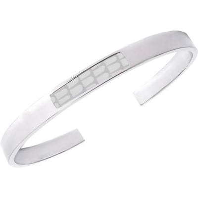 Bandhu armband - White Leather Lizard