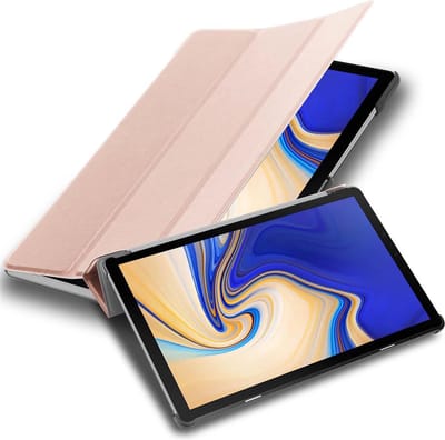 Cadorabo Tablet Hoesje geschikt voor Samsung Galaxy Tab S5e (10.5 Zoll) in PASTEL ROZE GOUD - Ultra dun beschermend geval met automatische Wake Up en Stand functie Book Case Cover Etui
