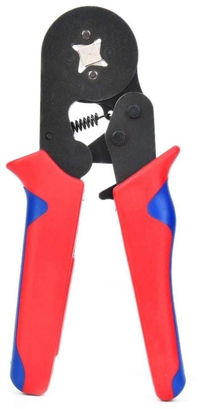 Dailygoody - Krimptang - Zelfinstellende ratelklem - Ergonomisch - Zwart - Voor kabels van 0,25~10 mm² - Gebruiksvriendelijk - Geschikt voor elektrisc