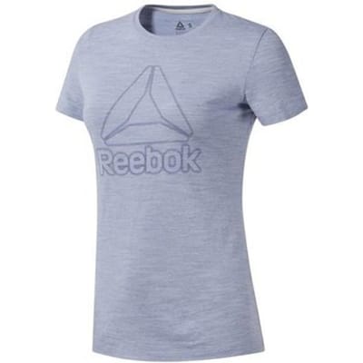 T-shirt Korte Mouw Reebok Sport TE Marble Logo Tee