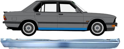 Volledige dorpel voor BMW 5 E28 1981-1987 / Rechts