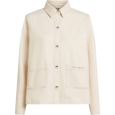 Karl Lagerfeld Signature Denim Overshirt Off White Taglia: XS | Magliette intime Outlet | Donna | Blu